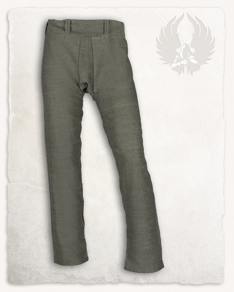 Ranulf Thorsberg trousers herringbone olive LIMITED EDITION