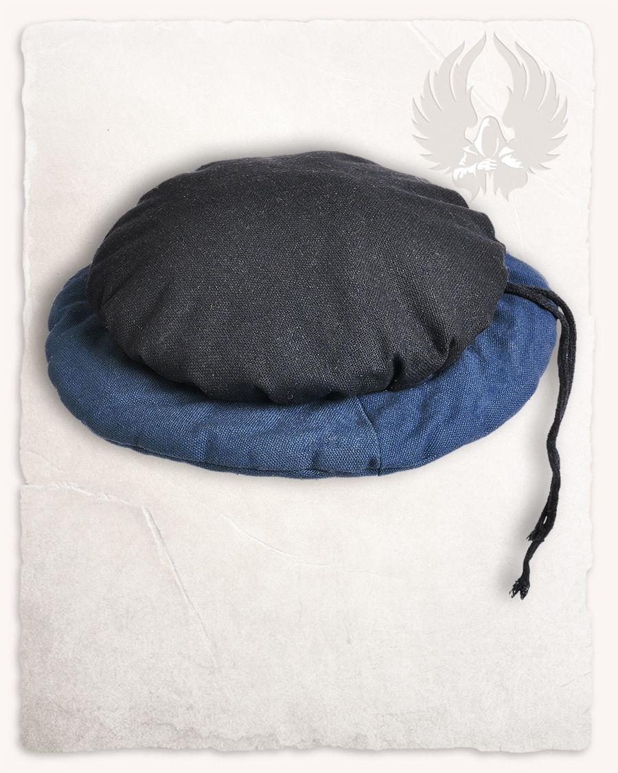 Tudor beret canvas black/blue