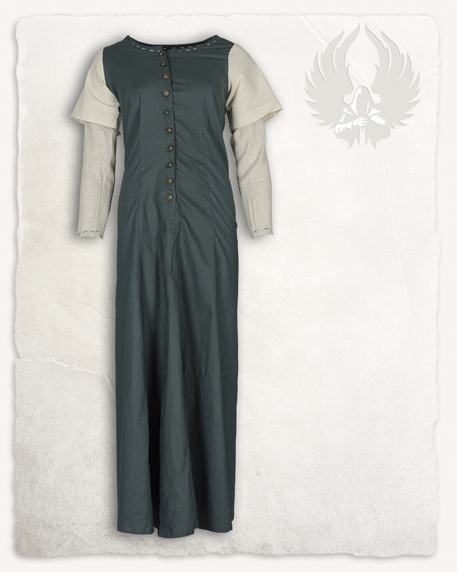 Elodie dress green/cream