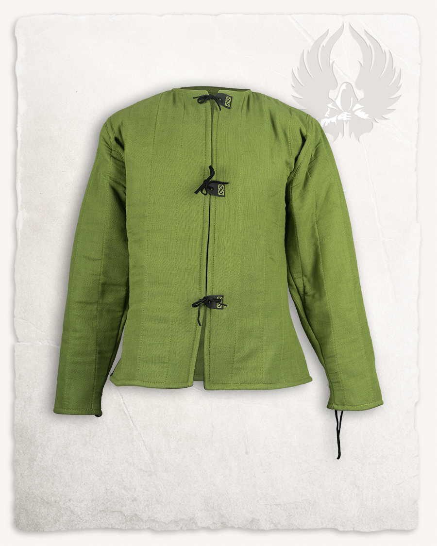 Aulber gambeson jacket linen moss green LIMITED EDITION